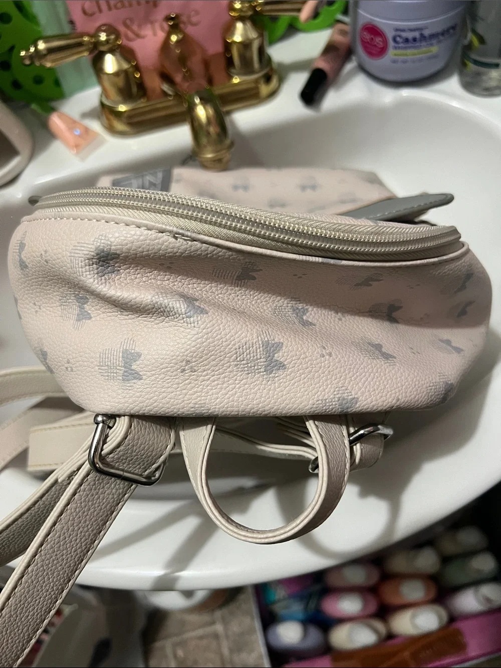 Minnie's Kids Mini Backpack with Grey Ears